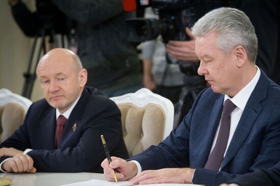 Мэр Москвы и мэр Севастополя подписали новое соглашение о сотрудничестве