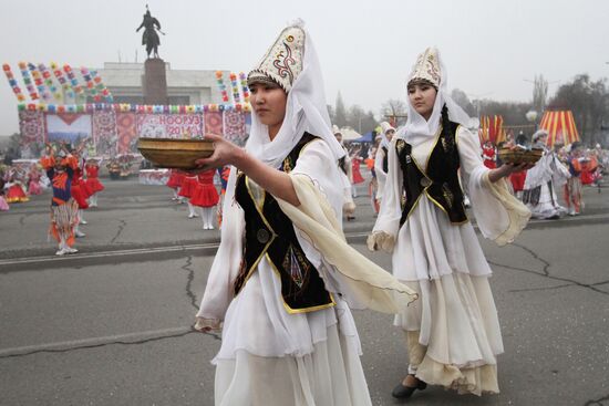 Праздник весны Навруз в Бишкеке