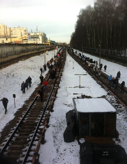 Подтопление четырех станций в московском метро