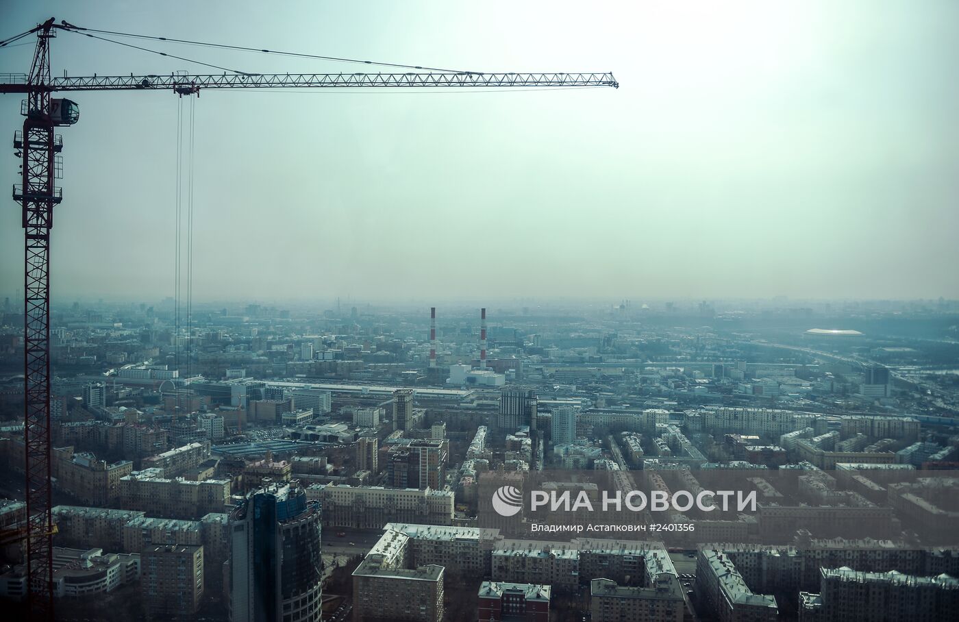 Смотровая площадка открылась в бизнес-центре "Москва-Сити"