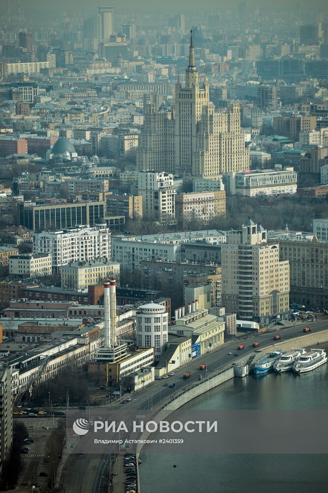 Смотровая площадка открылась в бизнес-центре "Москва-Сити"