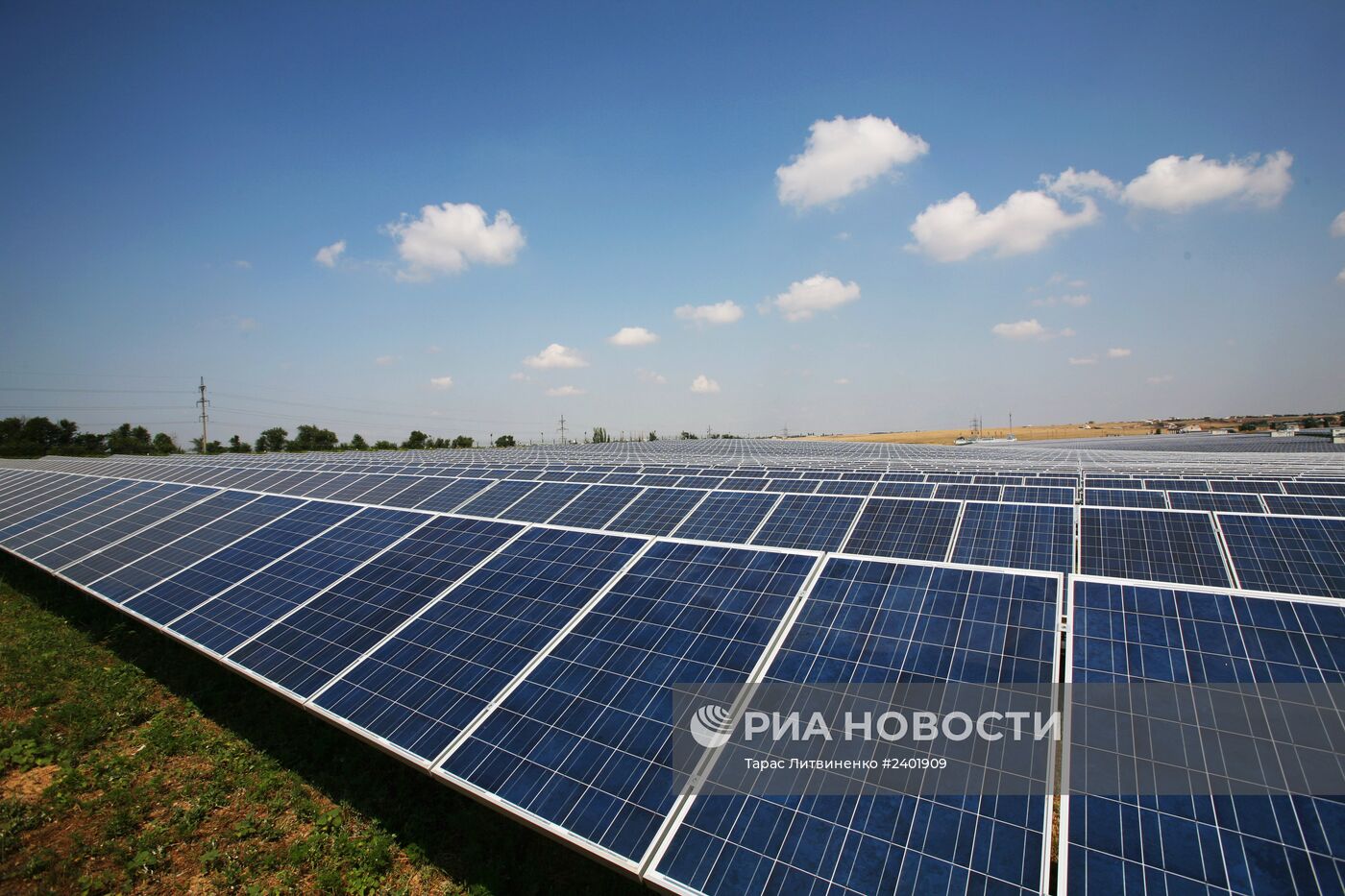 Солнечная электростанция в Крыму