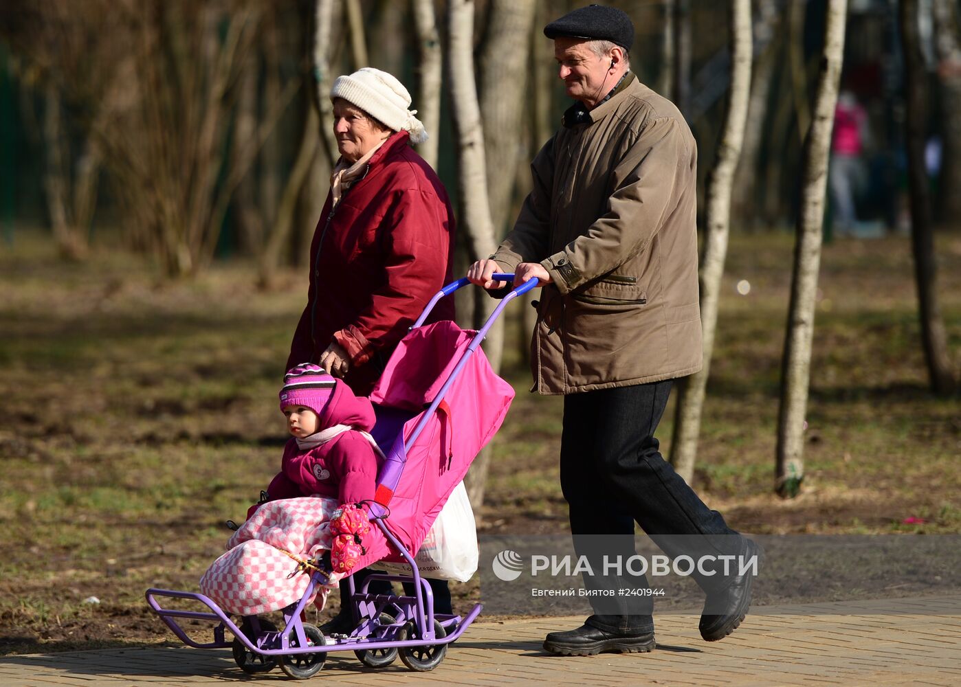 Теплая погода в Москве