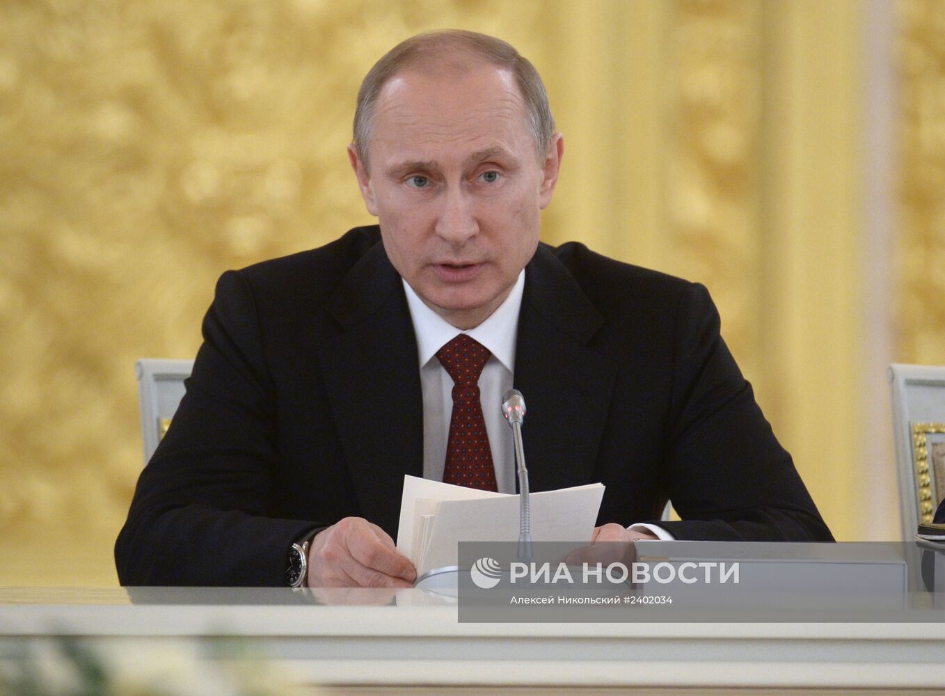В.Путин провел заседание Совета при президенте РФ по развитию физической культуры и спорта