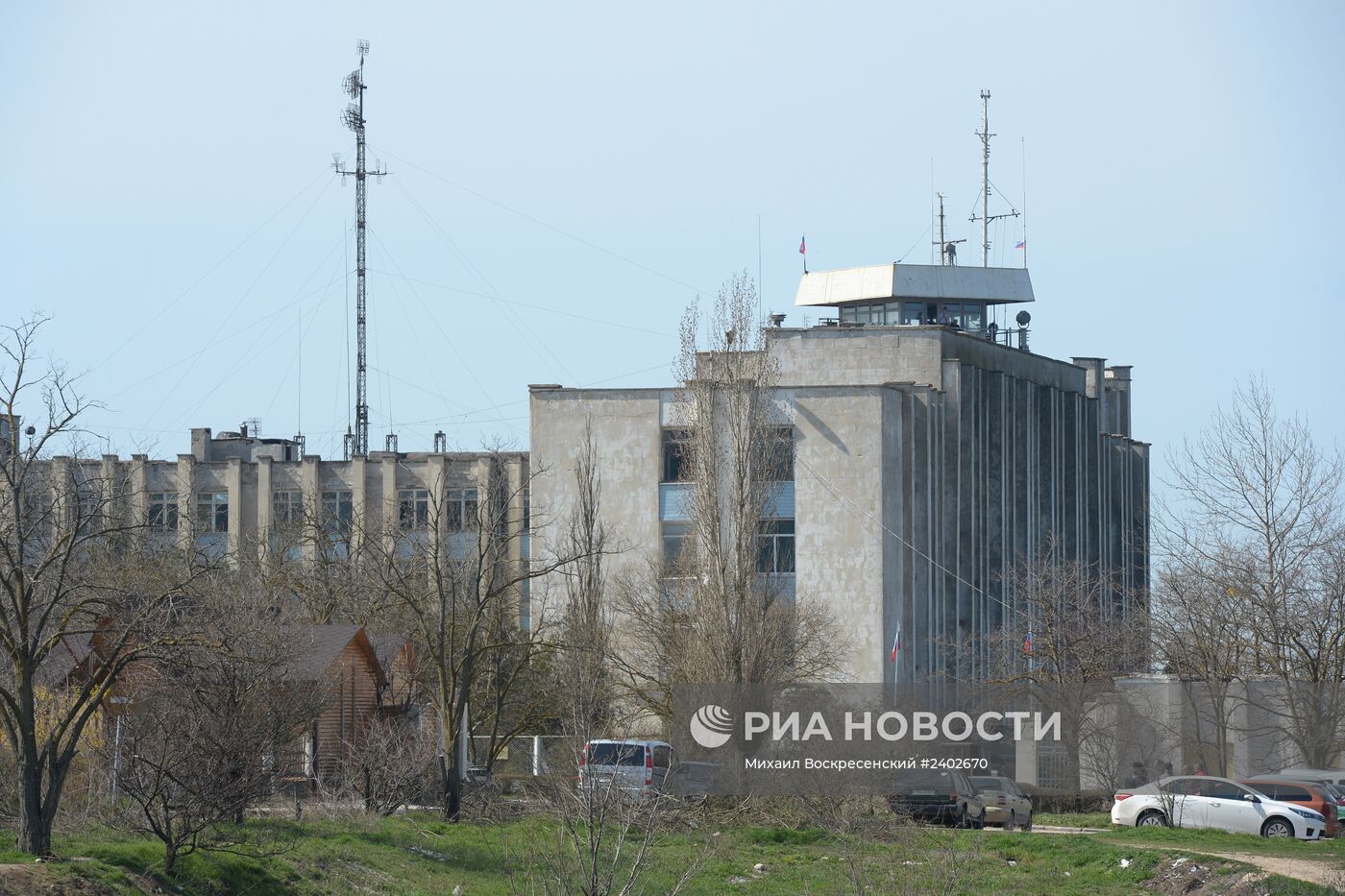 Южная военно-морская база ВМС Украины в поселке Новоозерное