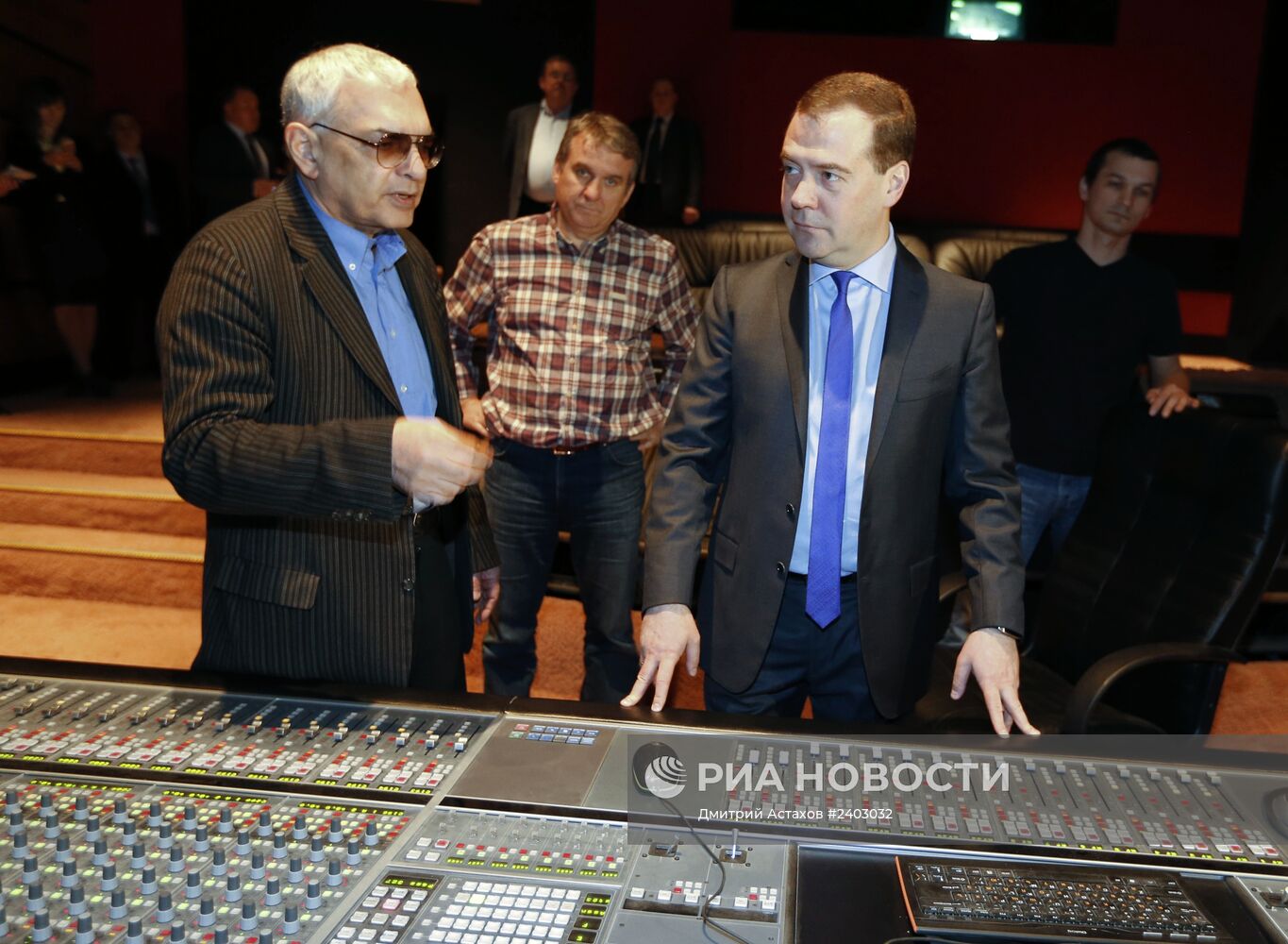 Посещение Д.Медведевым киноконцерна "Мосфильм"