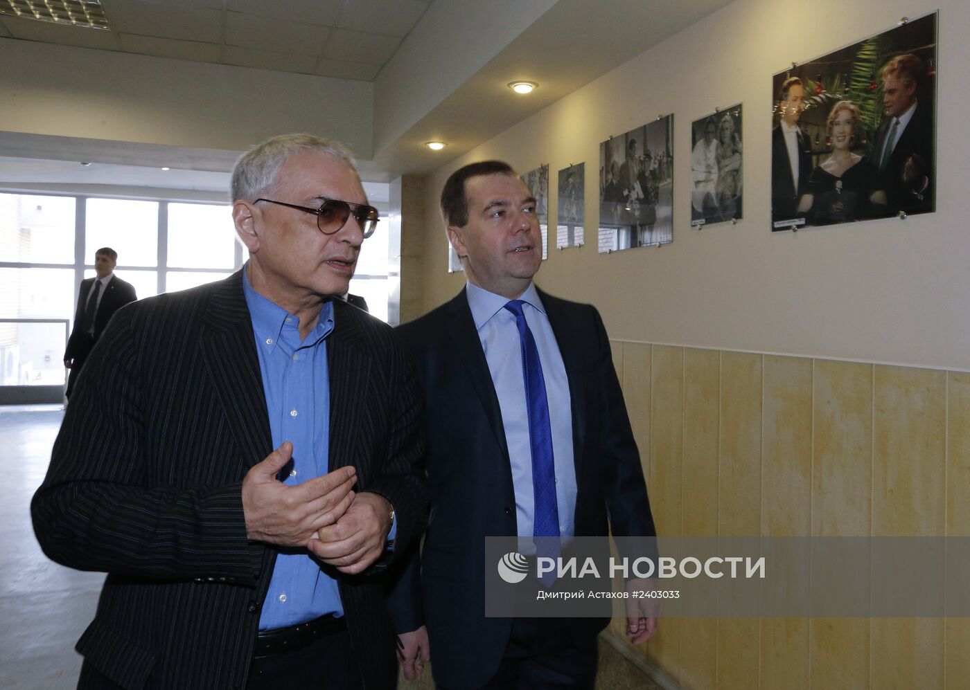 Посещение Д.Медведевым киноконцерна "Мосфильм"