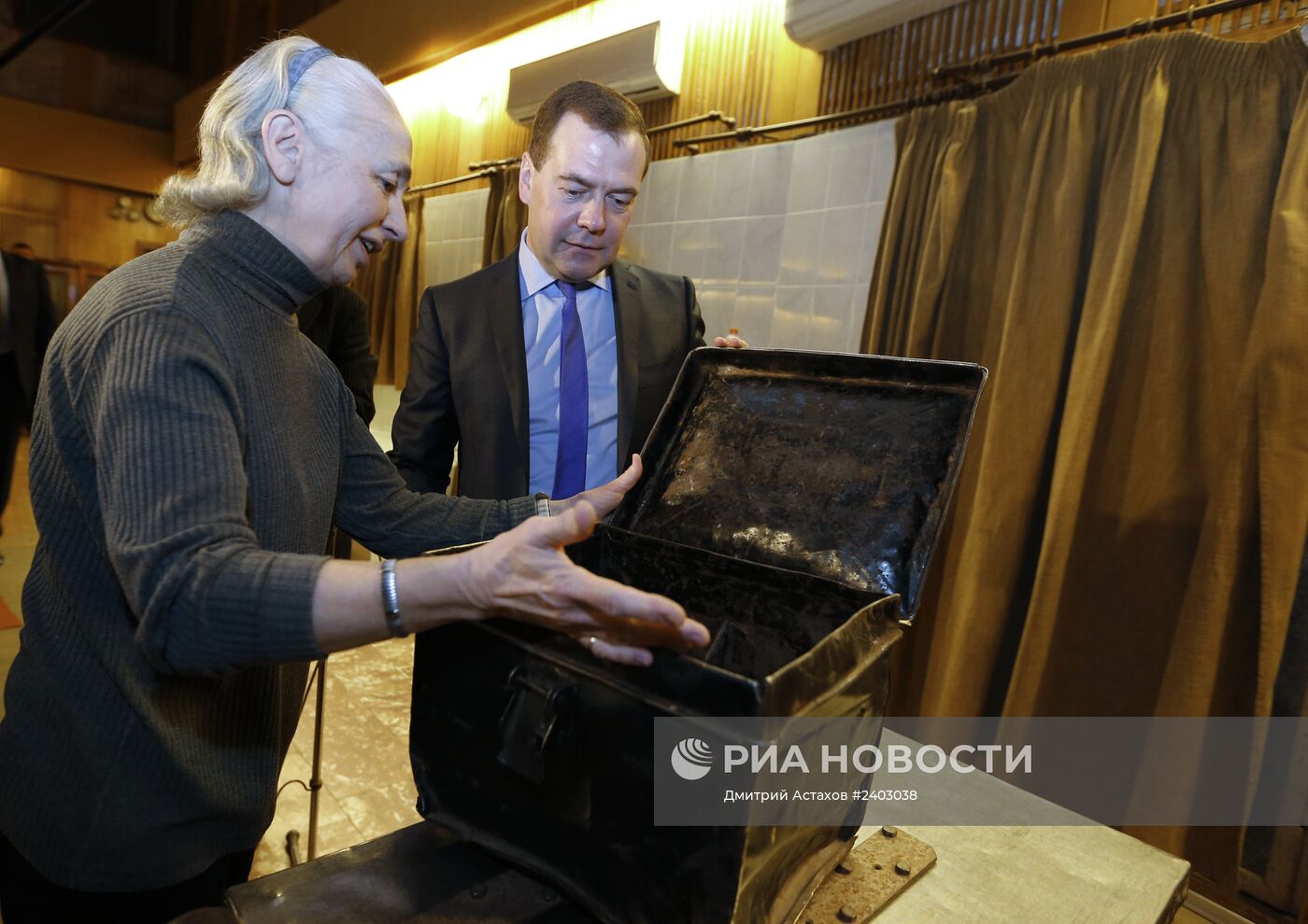 Посещение Д.Медведевым киноконцерна "Мосфильм"