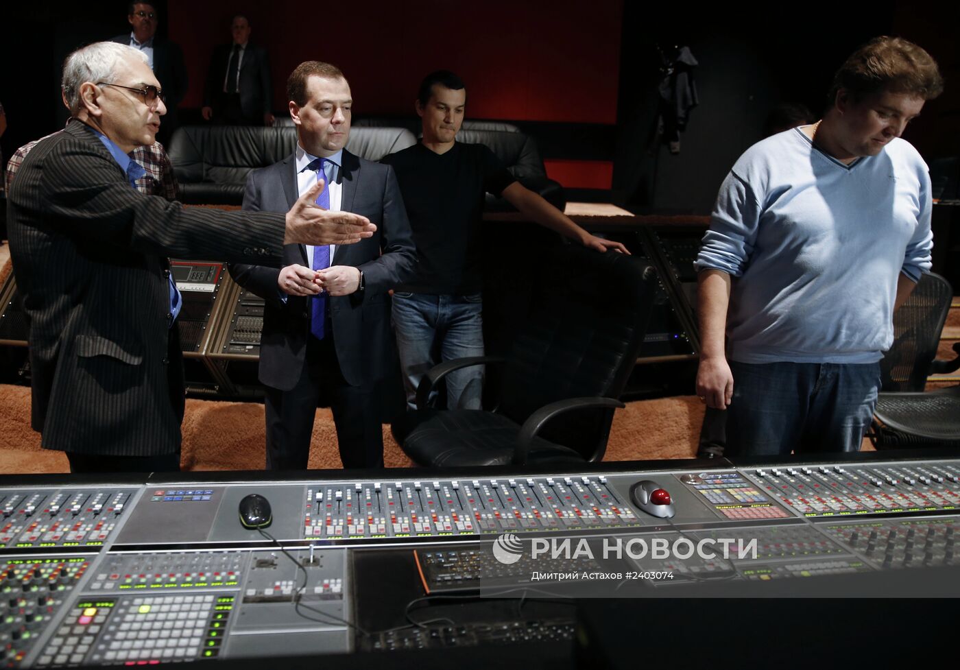 Посещение Д.Медведевым киноконцерна "Мосфильм"