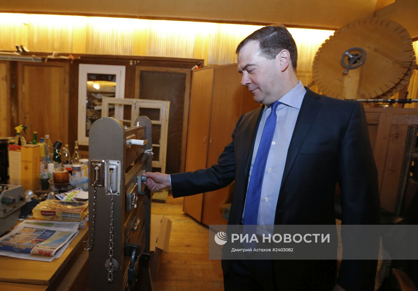 Посещение Д.Медведевым киноконцерна "Мосфильм"