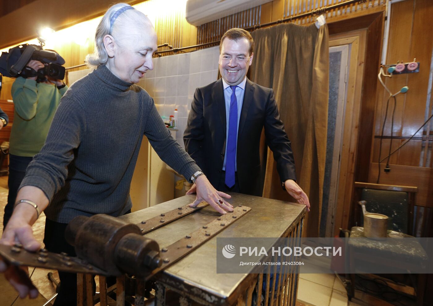 Посещение Д.Медведевым киноконцерна "Мосфильм"