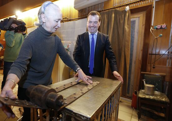 Посещение Д.Медведевым киноконцерна "Мосфильм"