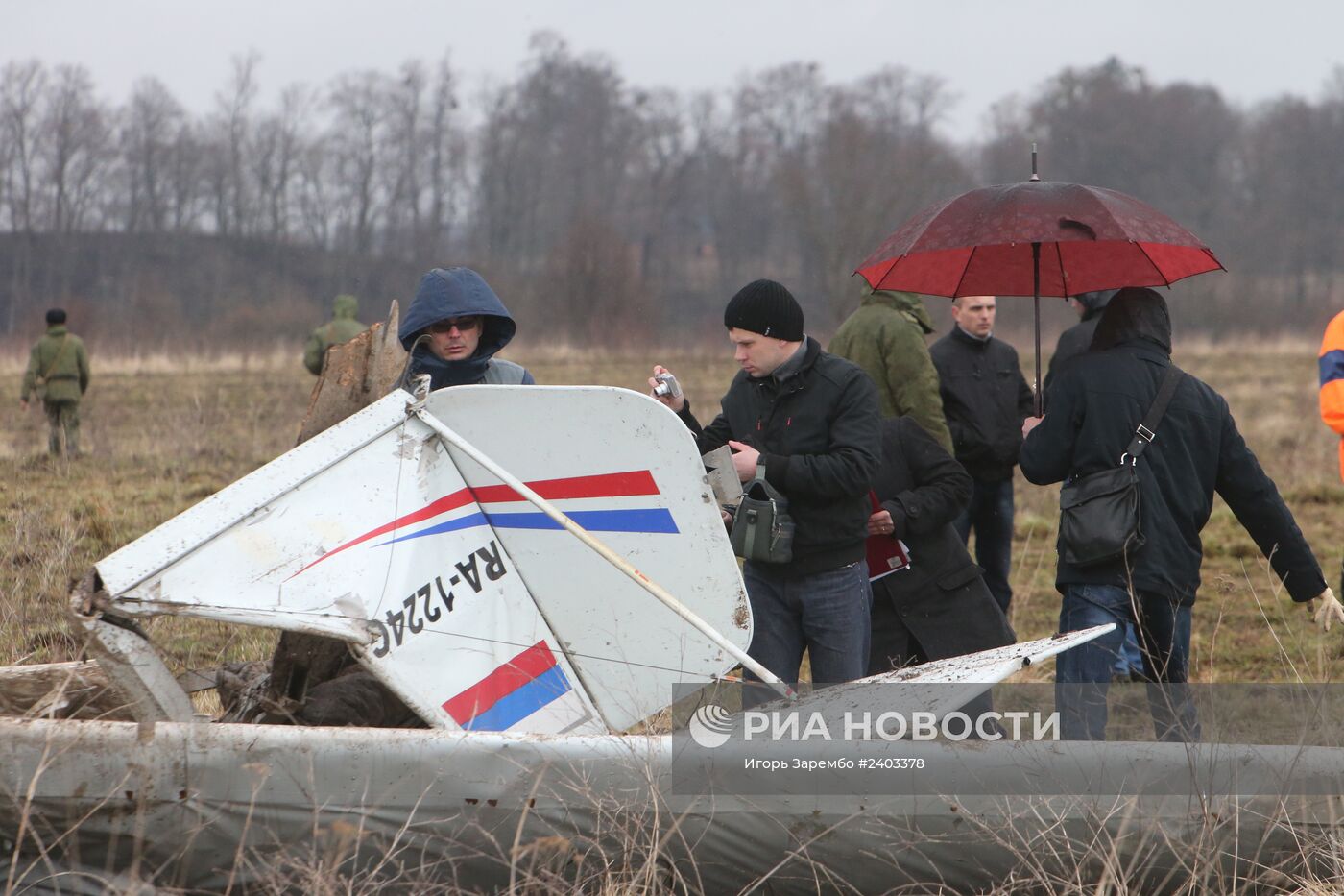 Учебный самолет разбился в Калининградской области