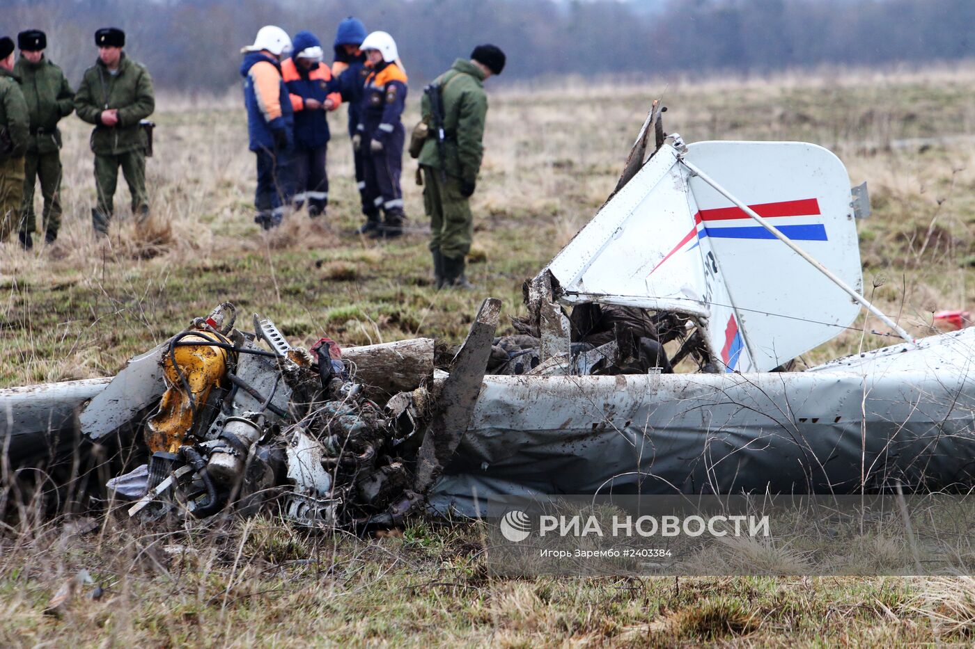 Учебный самолет разбился в Калининградской области