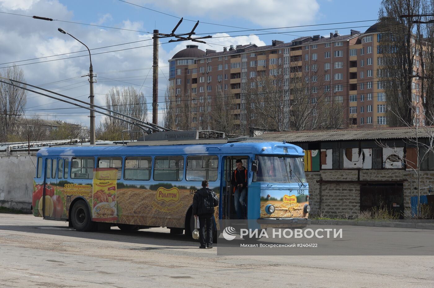 Троллейбусный парк в Симферополе