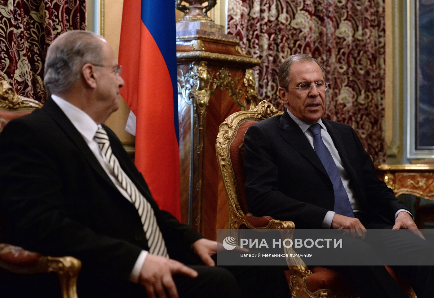 Встреча глав МИД России и Кипра С.Лаврова и И.Касулидиса