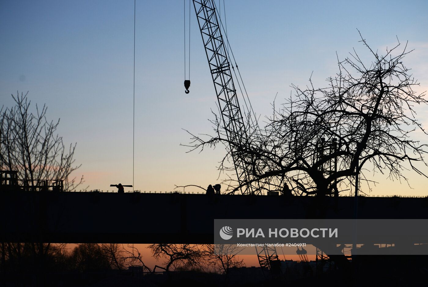 Строительство третьего моста через реку Волхов в Великом Новгороде