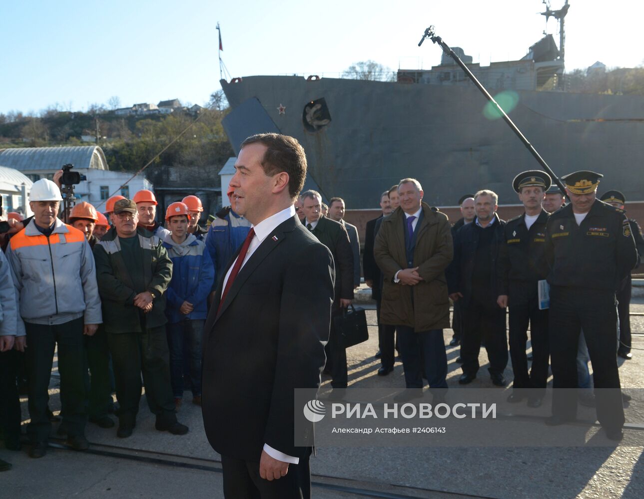 Рабочая поездка Д.Медведева в Крым