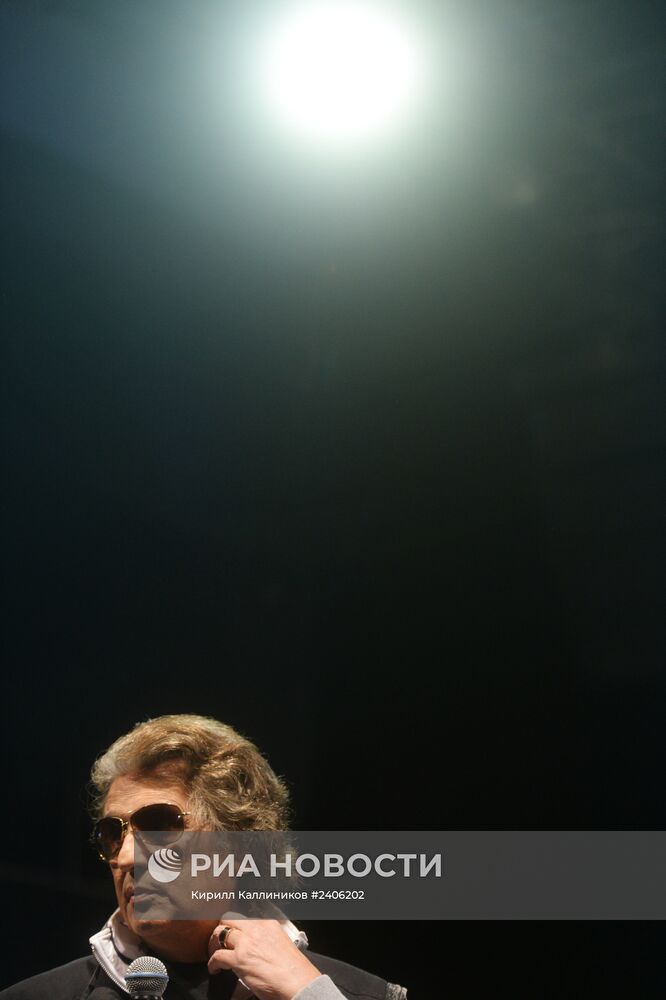 Репетиция юбилейного концерта Тото Кутуньо