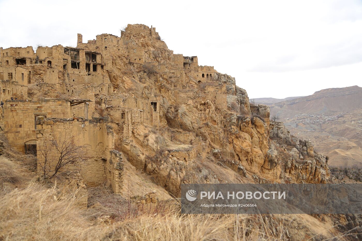 Заброшенное село Гамсутль в Дагестане