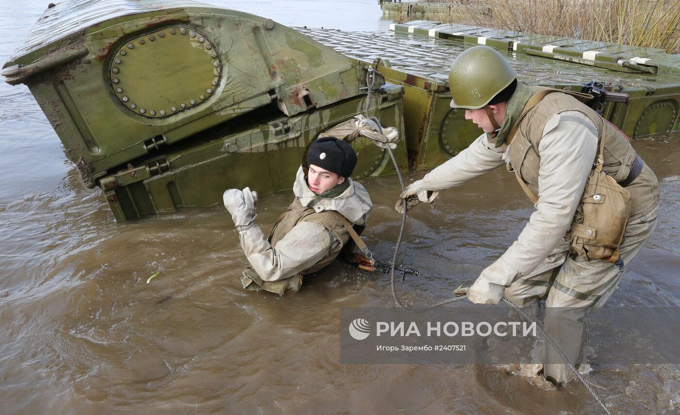 Учения береговых войск Балтийского флота в Калининградской области