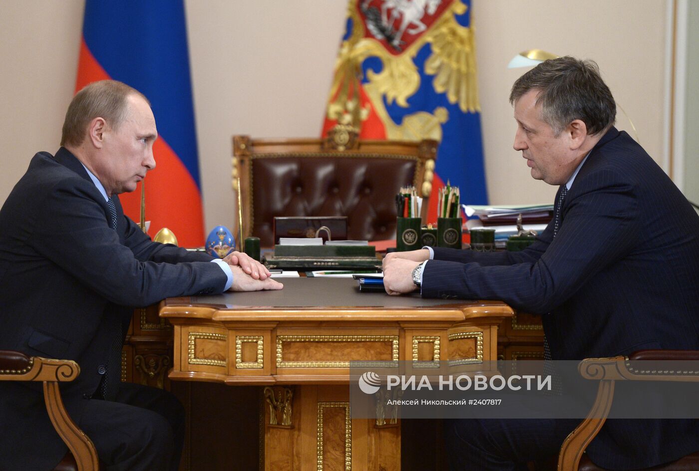Встреча В.Путина с А.Дрозденко