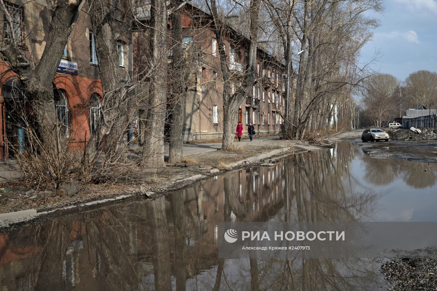 Весна в Новосибирске