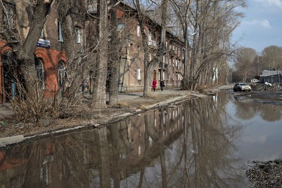 Весна в Новосибирске