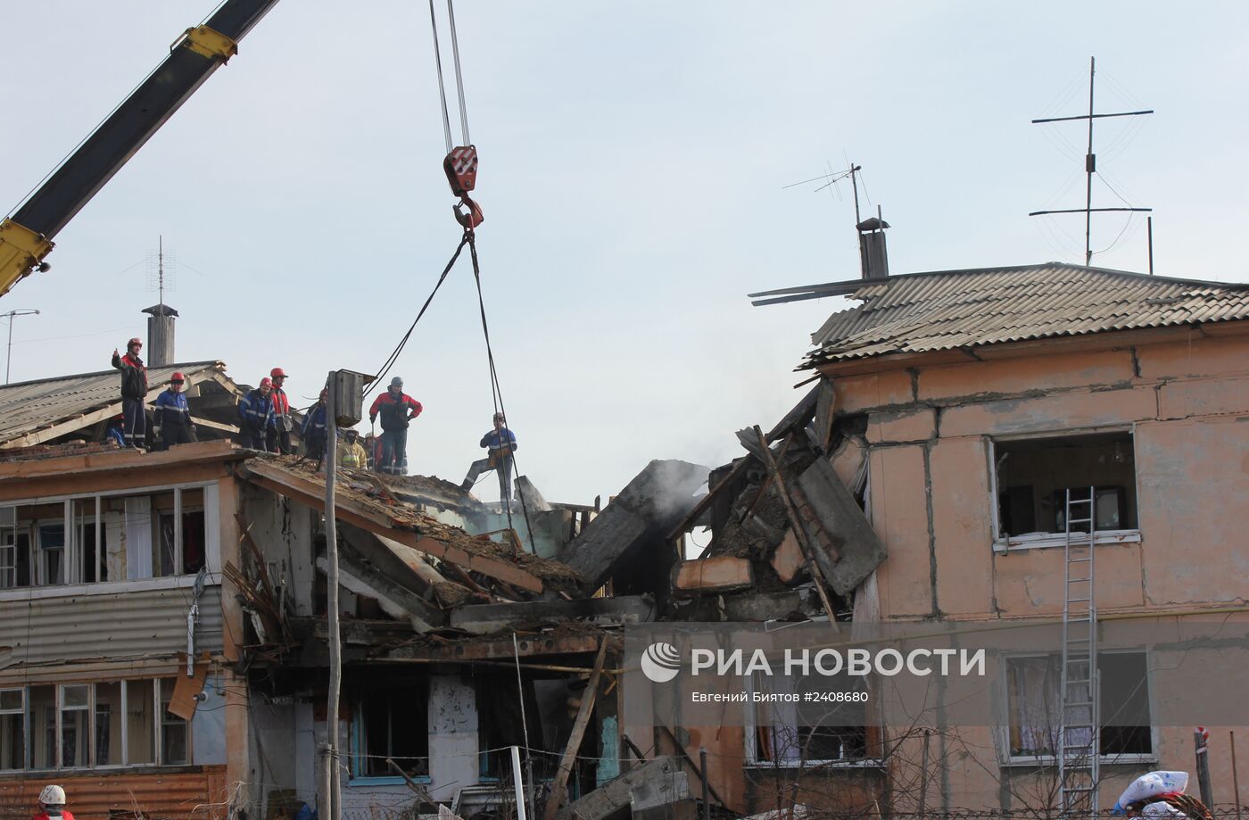 Взрыв бытового газа в жилом доме в Омской области