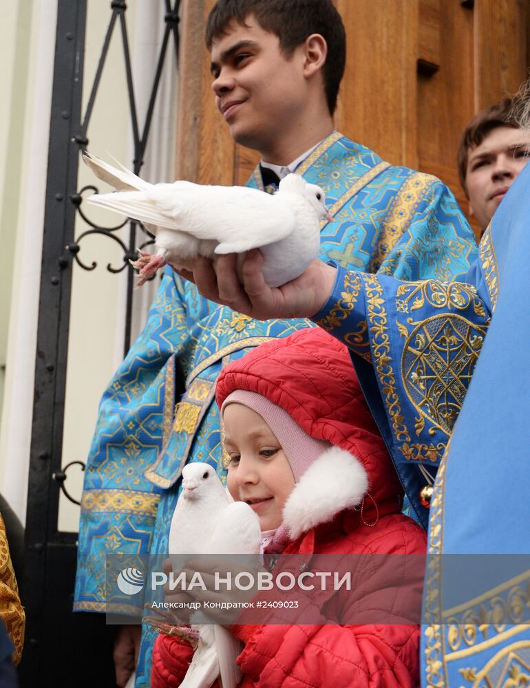 Празднование Благовещения Пресвятой Богородицы в Челябинске