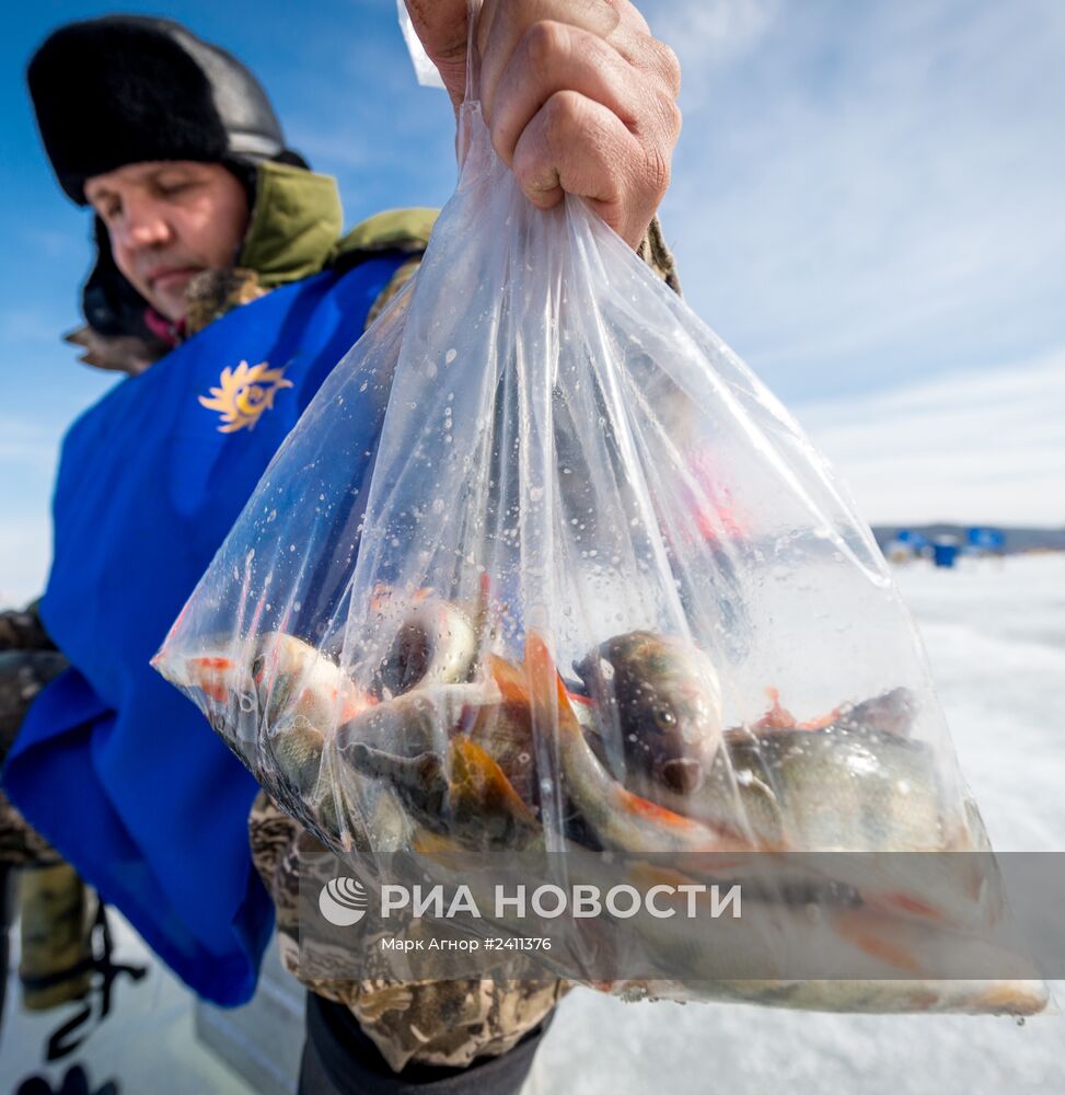 Турнир по подледному лову "Байкальская рыбалка" в Бурятии