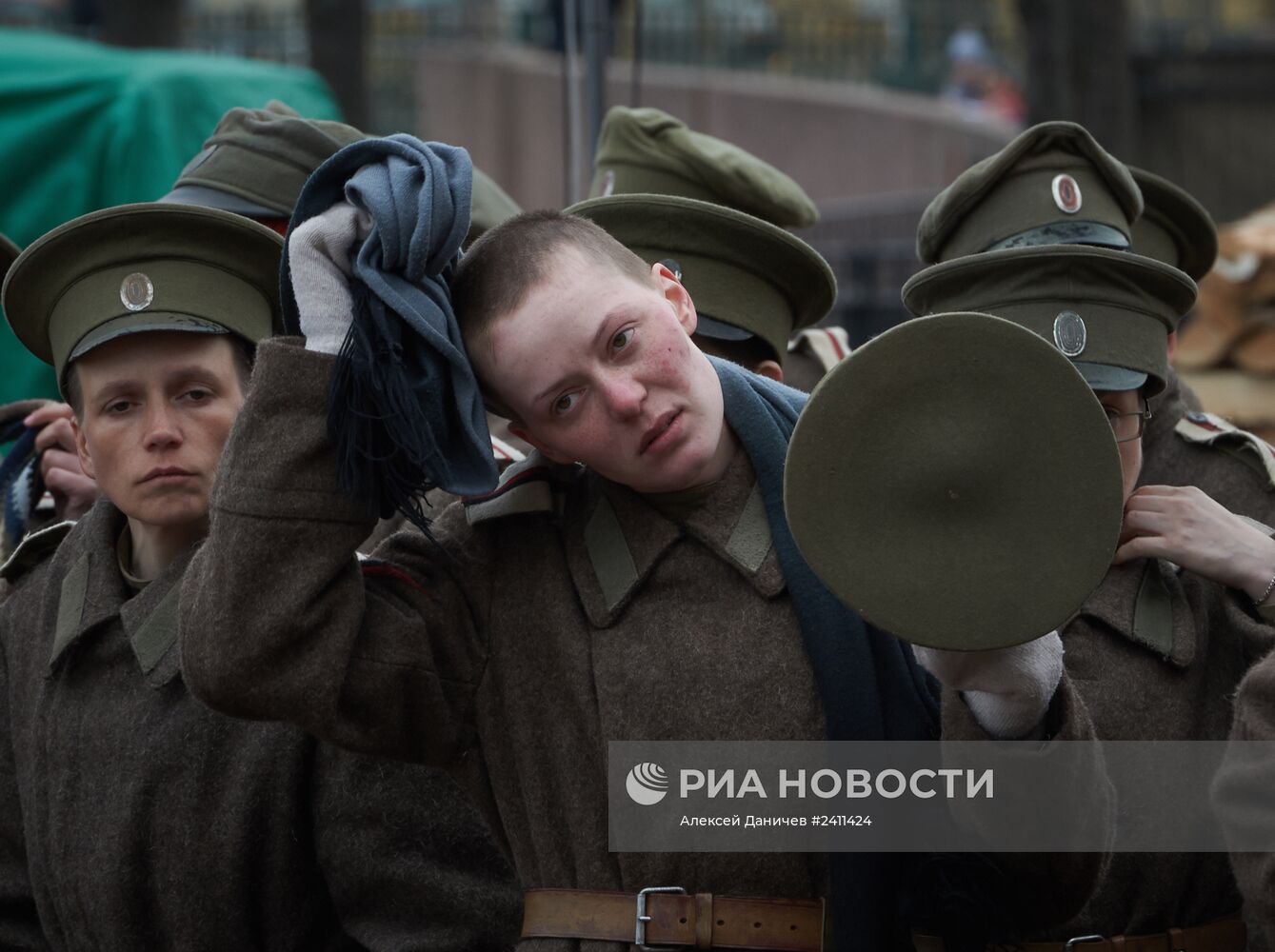 Съемки фильма "Батальон смерти" в Санкт-Петербурге