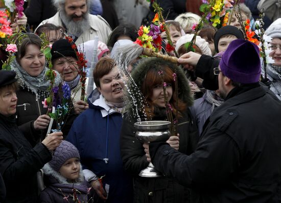 Вербное воскресенье в Минске