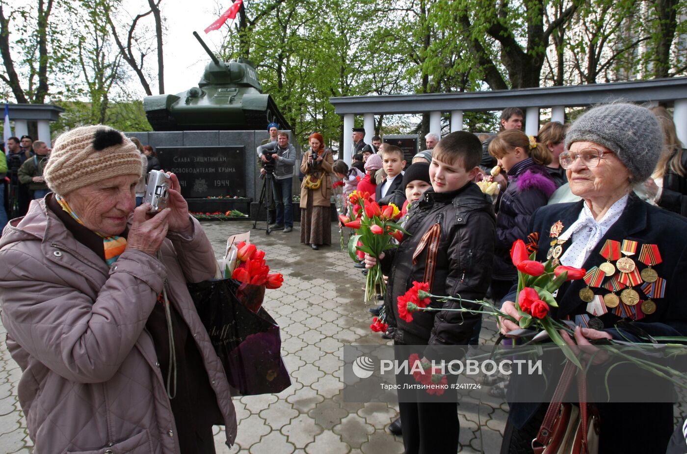 Праздничные мероприятия в честь 70-летия освобождения Симферополя