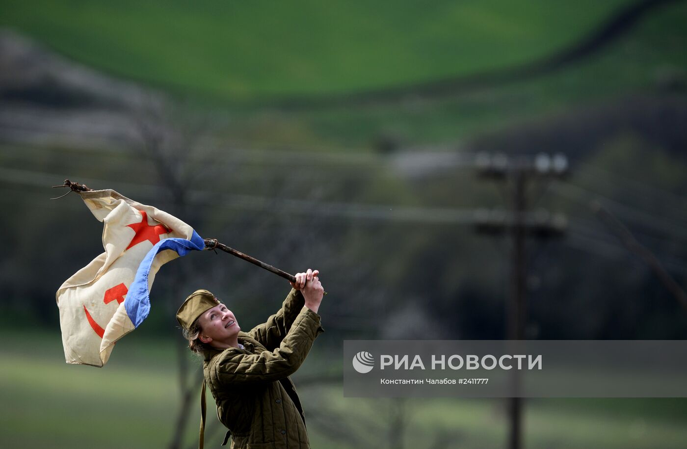 Военно-историческая реконструкция в честь 70-летия освобождения Симферополя