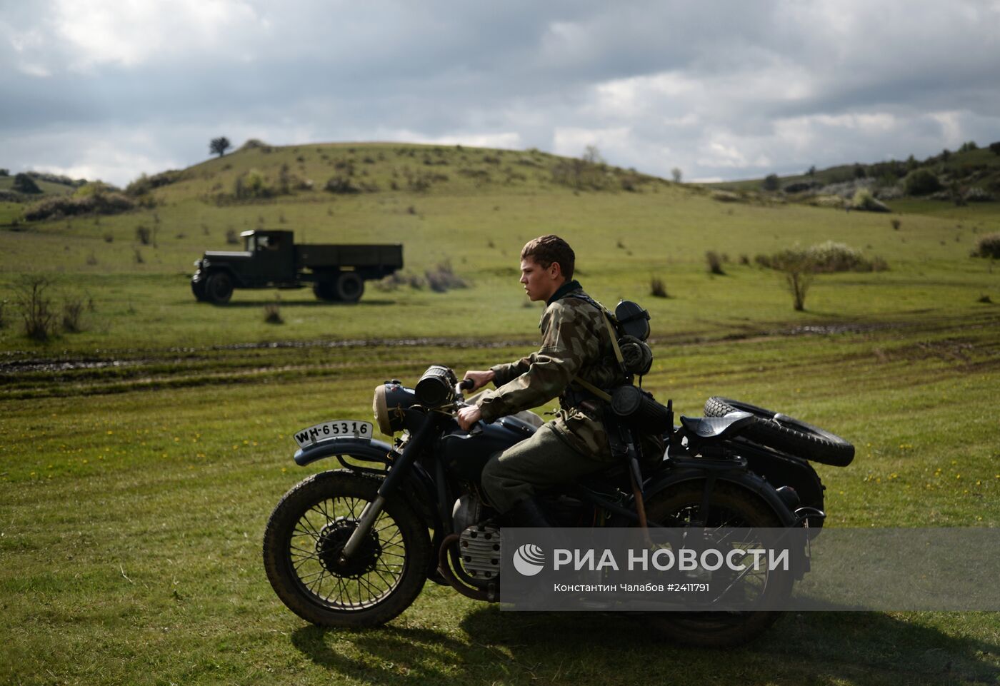 Военно-историческая реконструкция в честь 70-летия освобождения Симферополя