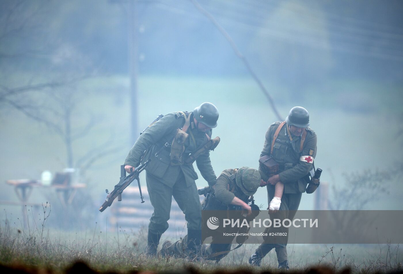 Военно-историческая реконструкция в честь 70-летия освобождения Симферополя