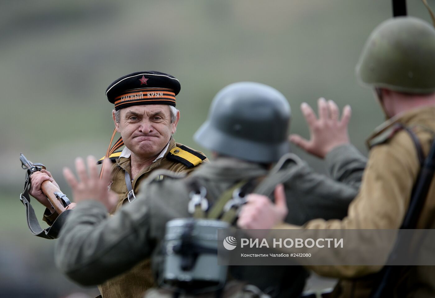 Военно-историческая реконструкция в честь 70-летия освобождения Симферополя
