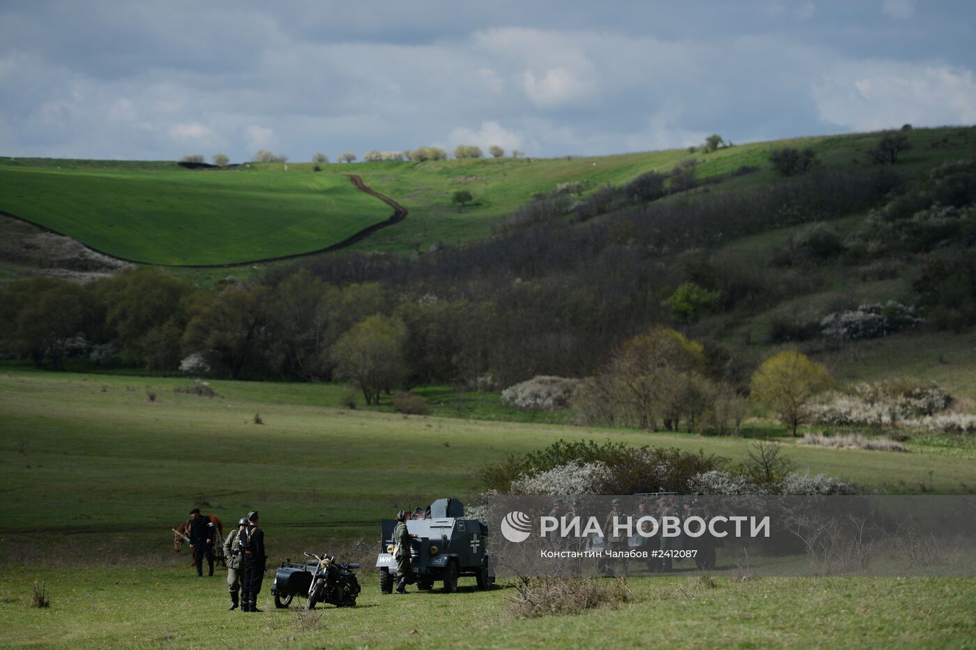 Военно-историческая реконструкция в честь 70-летия освобождения Симферополя