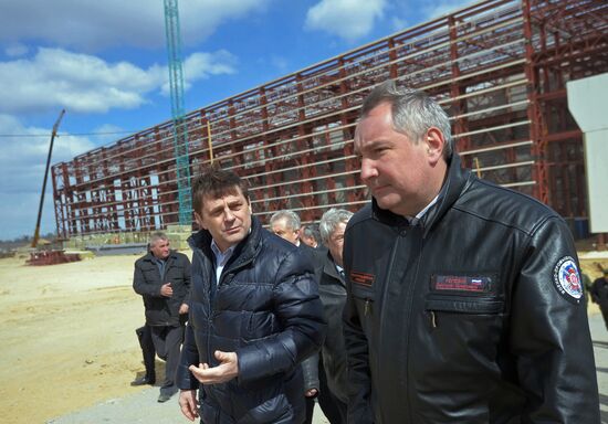 Д.Рогозин посетил строящийся космодром "Восточный"