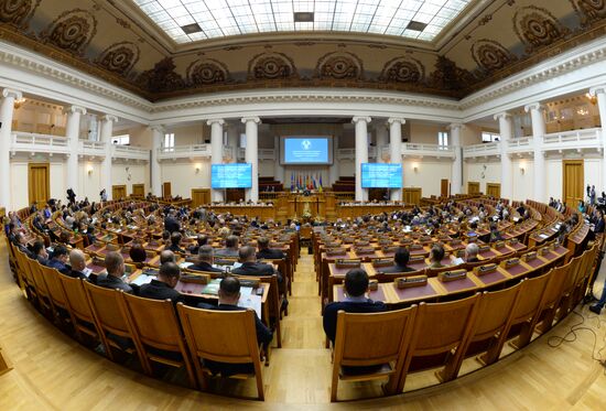 Пленарное заседание Межпарламентской Ассамблеи СНГ