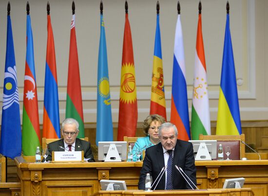 Пленарное заседание Межпарламентской Ассамблеи СНГ