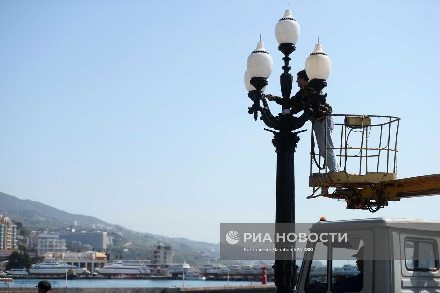 Подготовка к курортному сезону в Ялте