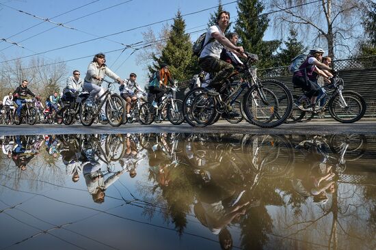 Открытие "Велосезона - 2014" в Москве