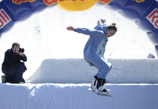 Соревнования Red Bull Jump & Freeze в Екатеринбурге