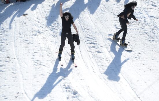 Соревнования Red Bull Jump & Freeze в Екатеринбурге