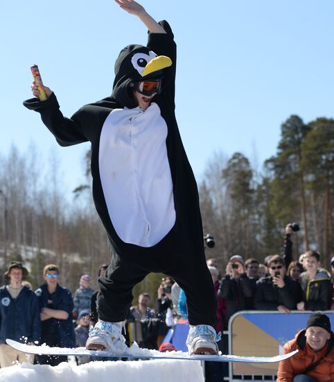 Соревнования Red Bull Jump & Freeze в Екатеринбурге