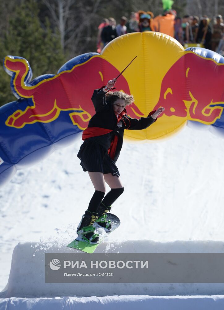 Соревнования Red Bull Jump & Freeze в Екатеринбурге