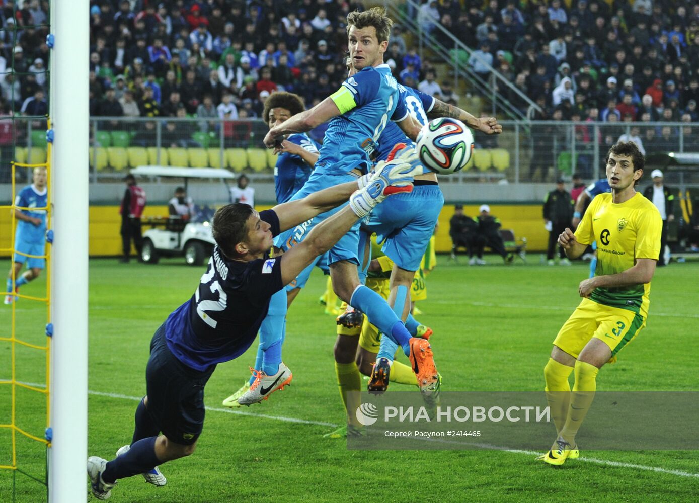 Футбол. РФПЛ. Матч "Анжи" - "Зенит"