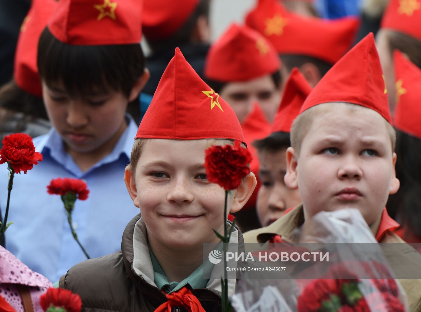 Возложение цветов к Мавзолею В.И. Ленина